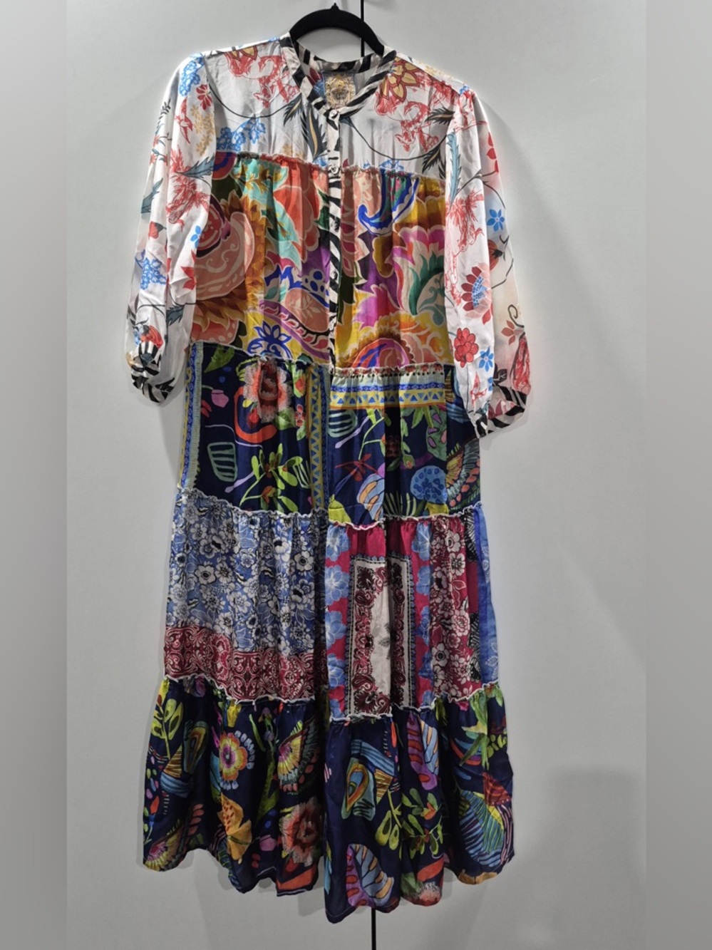 Johnny Was Regis tiered dress - Picture 2 of 5